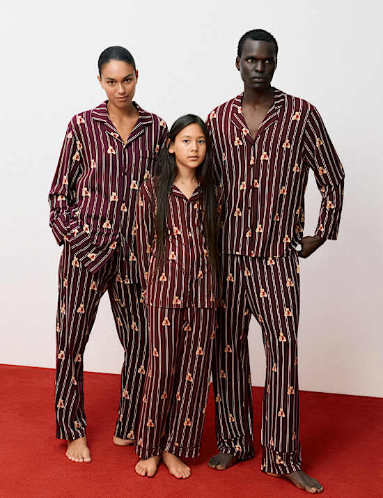 Spencer Bear&trade; Striped Christmas Family Pyjamas