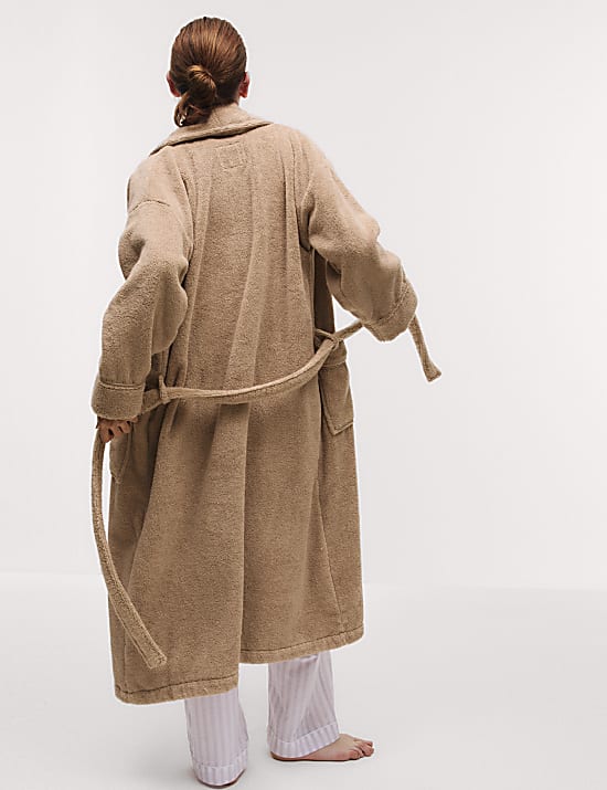 Pure Cotton Towelling Dressing Gown