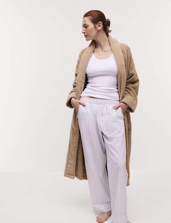 Pure Cotton Towelling Dressing Gown