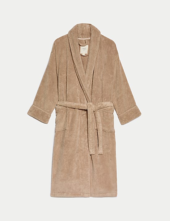 Pure Cotton Towelling Dressing Gown