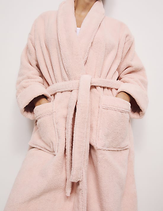 Pure Cotton Towelling Dressing Gown