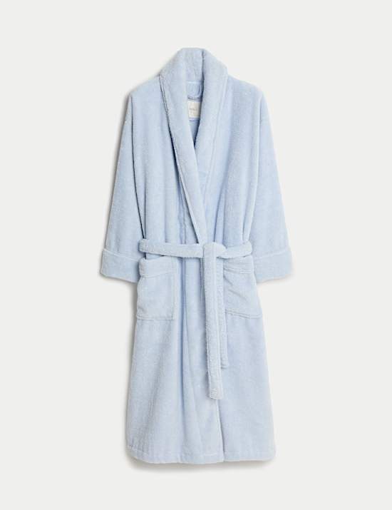 Pure Cotton Towelling Dressing Gown