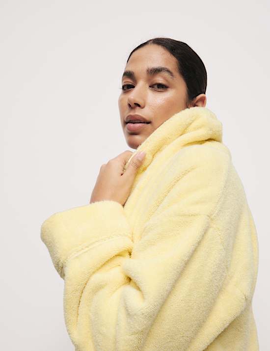 Pure Cotton Towelling Dressing Gown