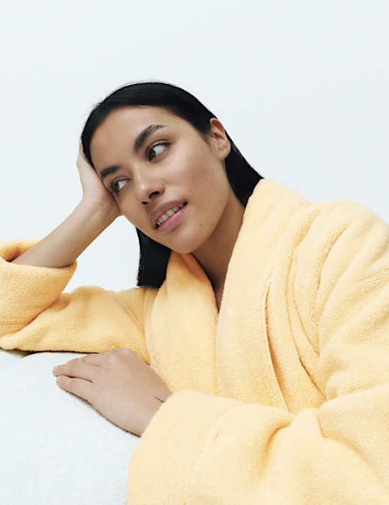 Pure Cotton Towelling Dressing Gown