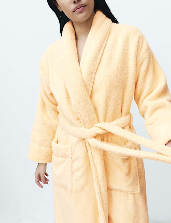 Pure Cotton Towelling Dressing Gown
