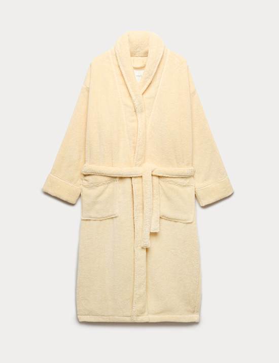 Pure Cotton Towelling Dressing Gown