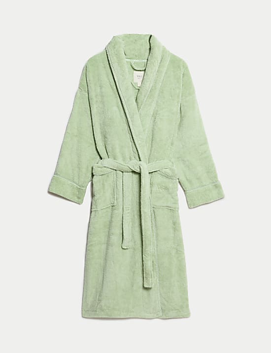 Pure Cotton Towelling Dressing Gown