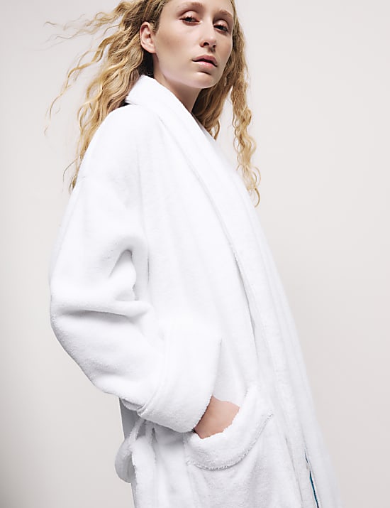 Pure Cotton Towelling Dressing Gown