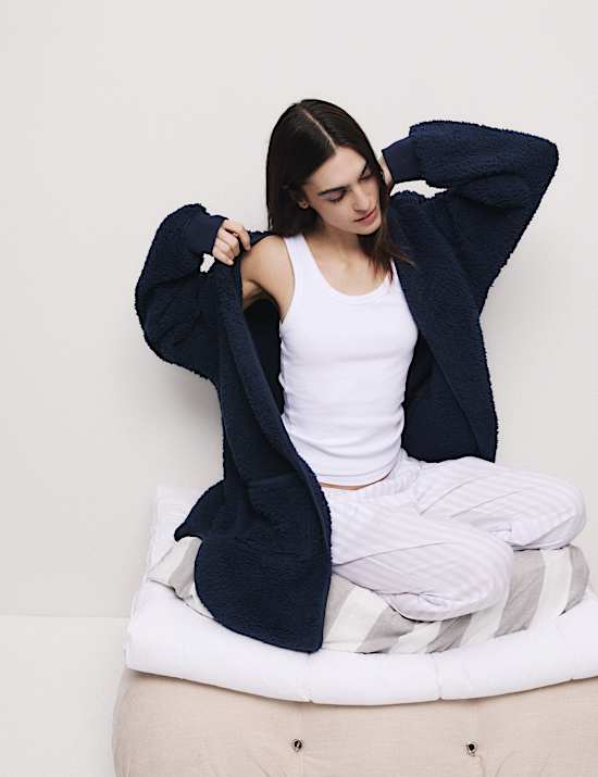 Teddy Fleece Dressing Gown