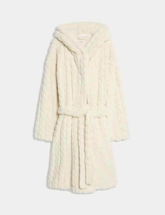 Jacquard Short Dressing Gown