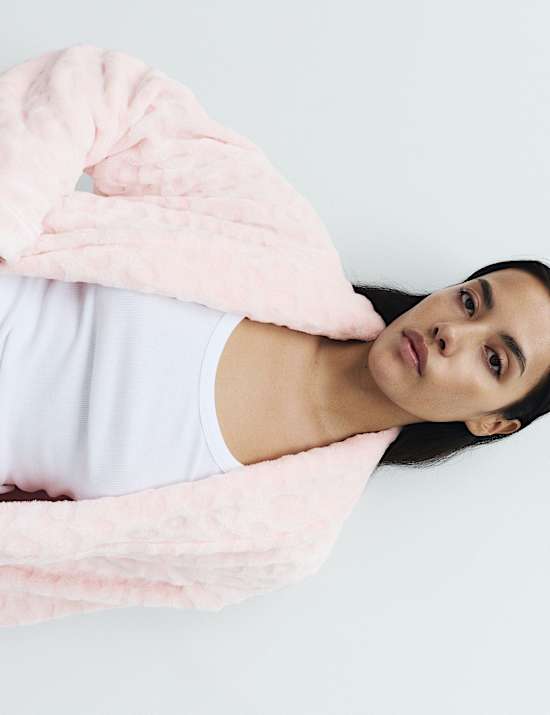 Animal Print Shimmer Dressing Gown