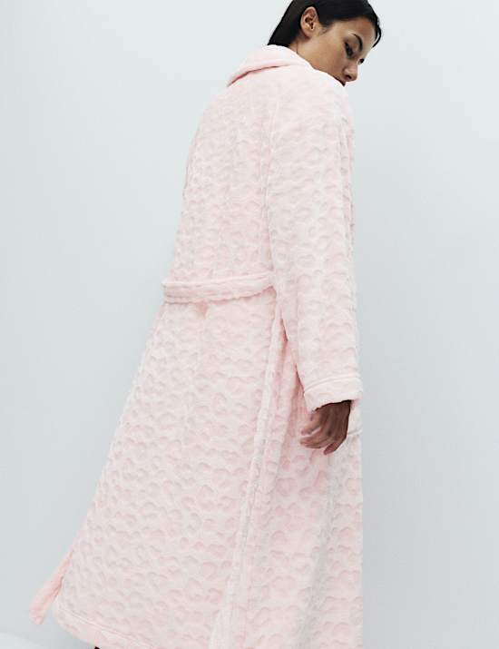 Animal Print Shimmer Dressing Gown