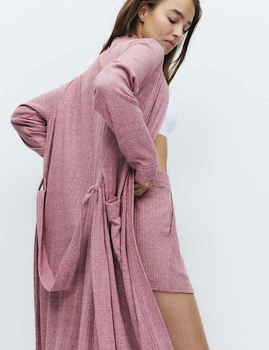 Wide Ribbed Dressing Gown