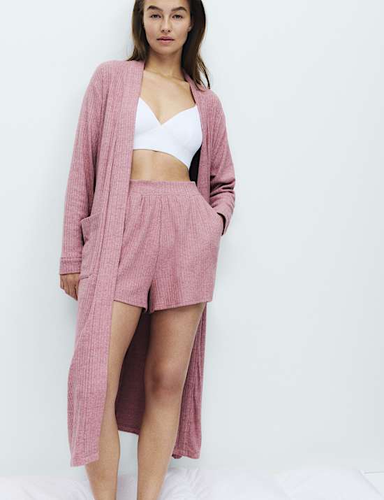 Wide Ribbed Dressing Gown