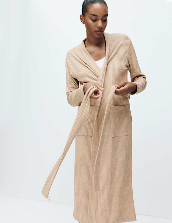Wide Ribbed Dressing Gown