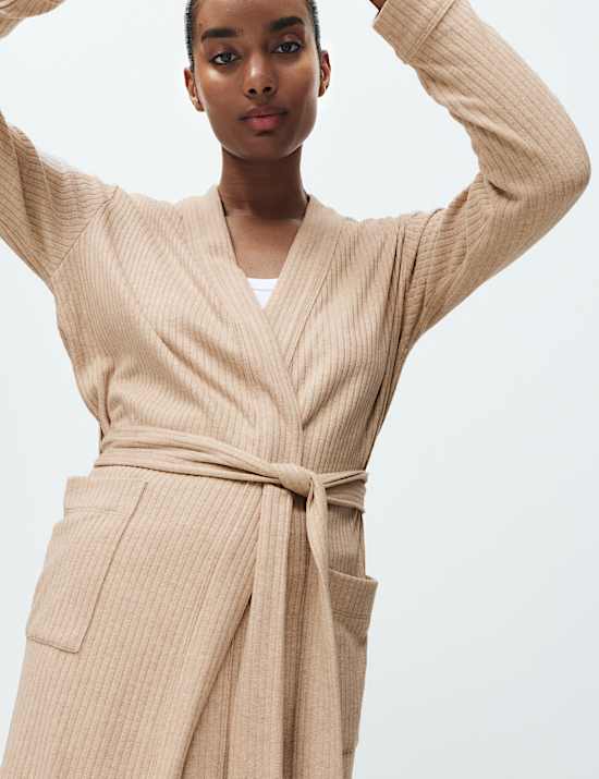 Wide Ribbed Dressing Gown