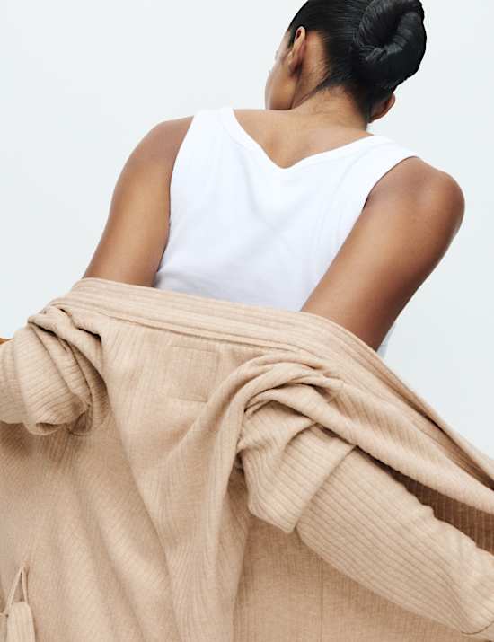 Wide Ribbed Dressing Gown