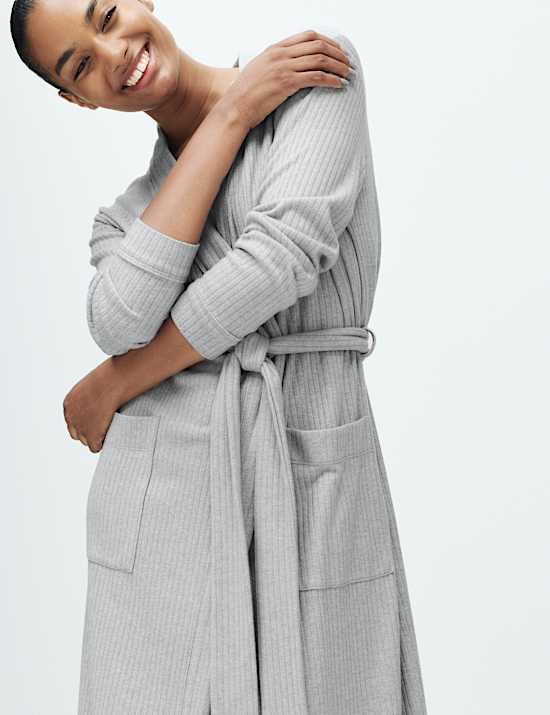 Wide Ribbed Dressing Gown