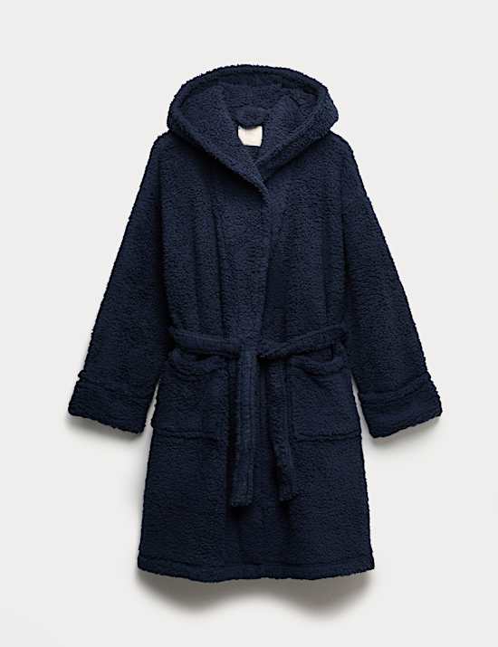 Teddy Borg Hooded Dressing Gown