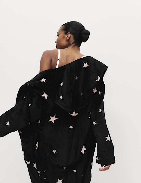 Printed Shimmer Dressing Gown