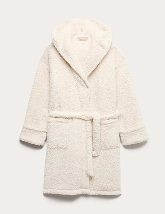 Borg Short Dressing Gown