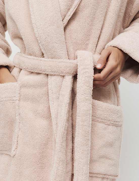 Pure Cotton Towelling Dressing Gown