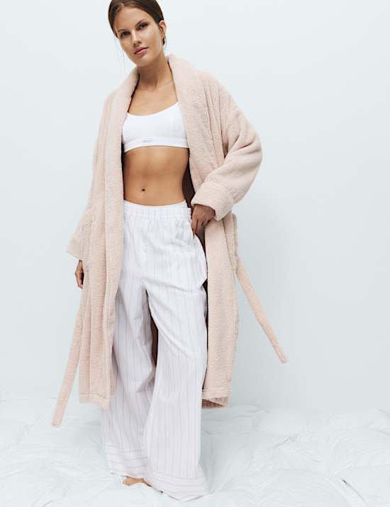 Pure Cotton Towelling Dressing Gown