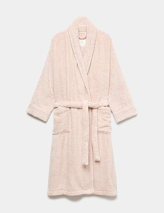 Pure Cotton Towelling Dressing Gown