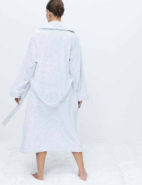 Spot Carved Dressing Gown