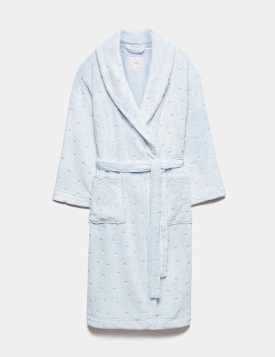 Spot Carved Dressing Gown