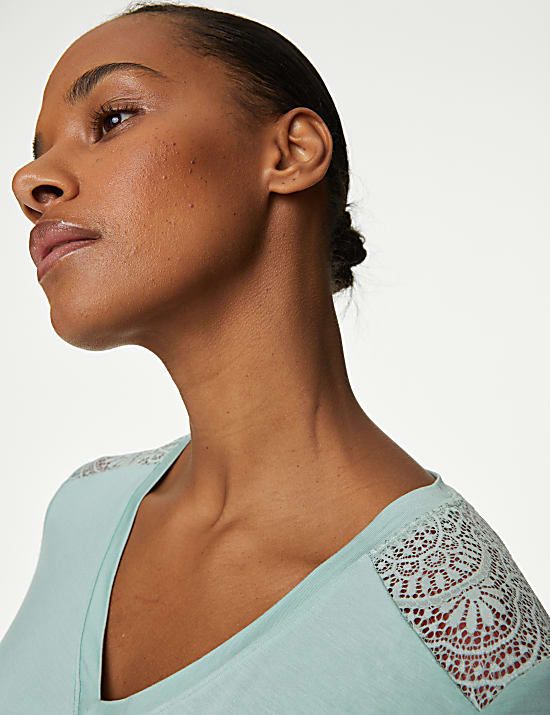 Body Soft™ Lace Trim Nightdress