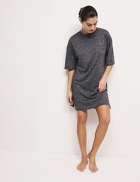 Cotton Modal Star Nightdress