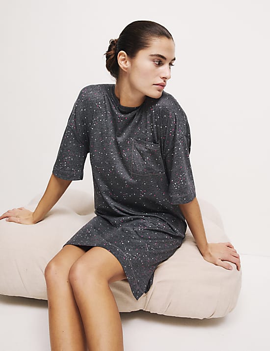 Cotton Modal Star Nightdress