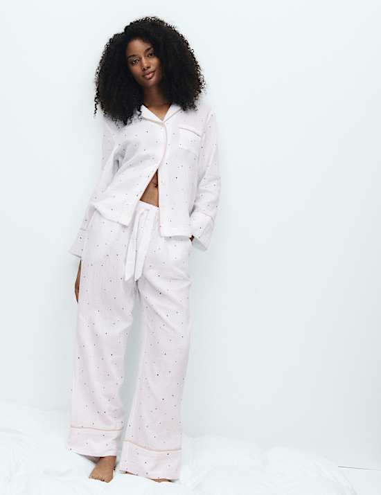 Pyjama en mousseline Cool Comfort™ à imprimé cœurs