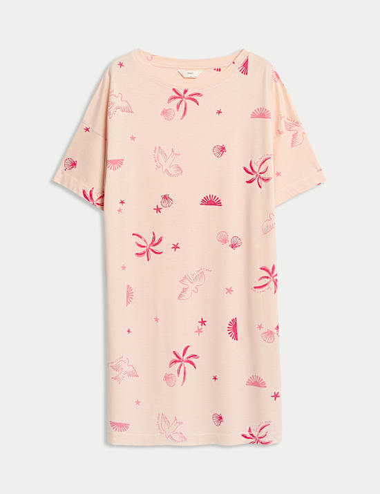 Cotton Modal Printed Nightdress