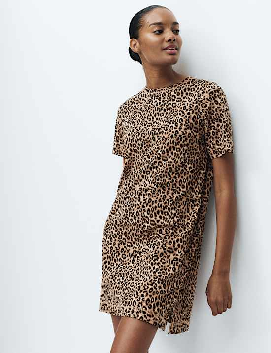 Pure Cotton Printed Nightdress