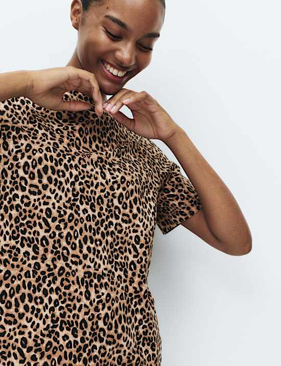 Pure Cotton Printed Nightdress