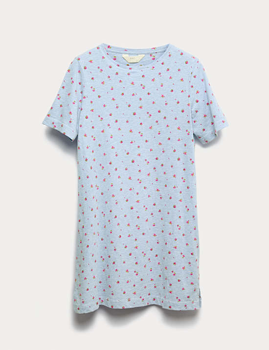 Pure Cotton Printed Nightdress