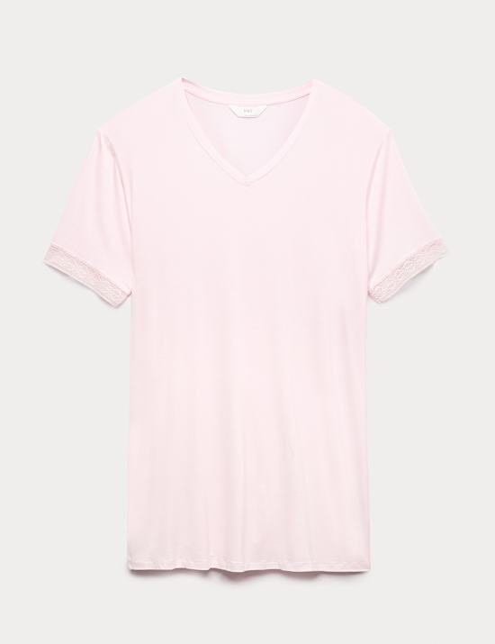 Lace Trim Nightshirt