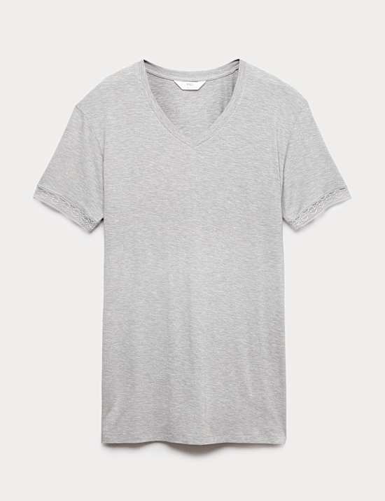Lace Trim Nightshirt