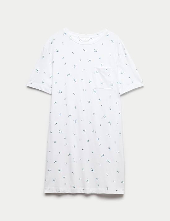 Cotton Modal Printed Minishirt