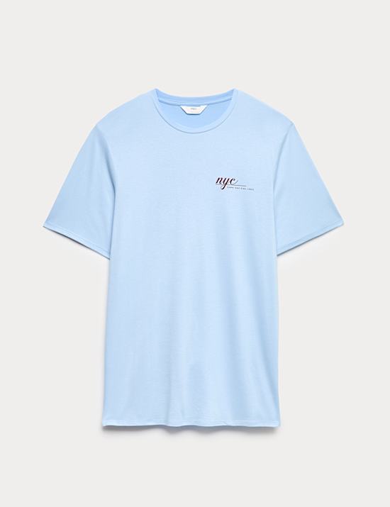 T-shirt coupe extra-large en coton et modal &agrave; motif fruit graphique