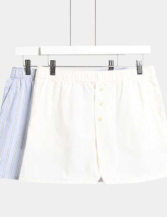 2pk Pure Cotton Cool Comfort™ Pyjama Shorts