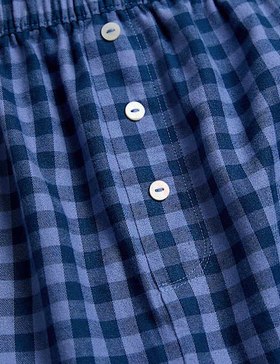 2pk Pure Cotton Printed Pyjama Shorts