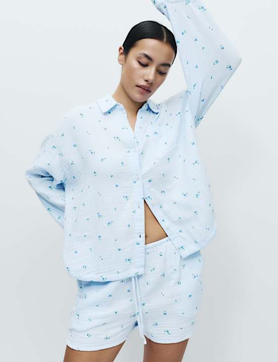 Cool Comfort&trade; Muslin Printed Shorts