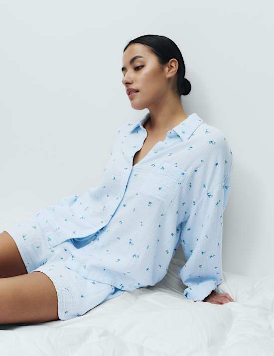 Cool Comfort&trade; Muslin Printed Shorts