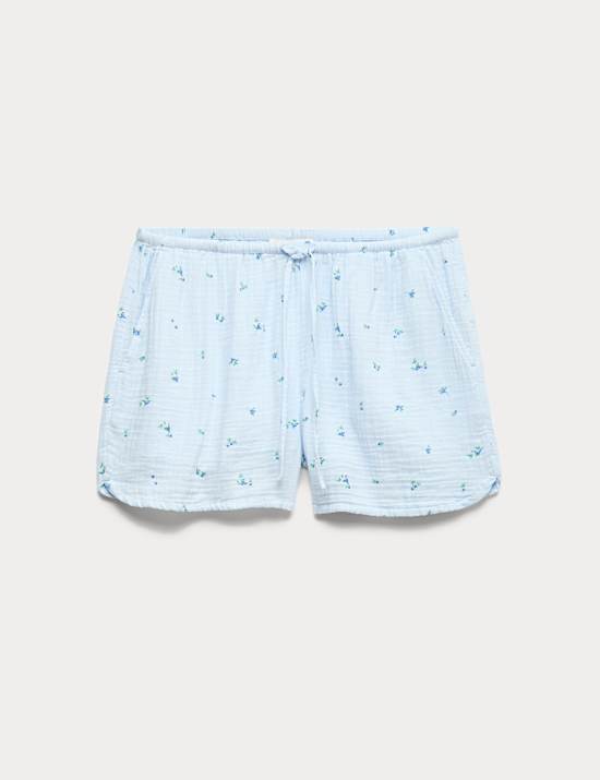 Cool Comfort&trade; Muslin Printed Shorts
