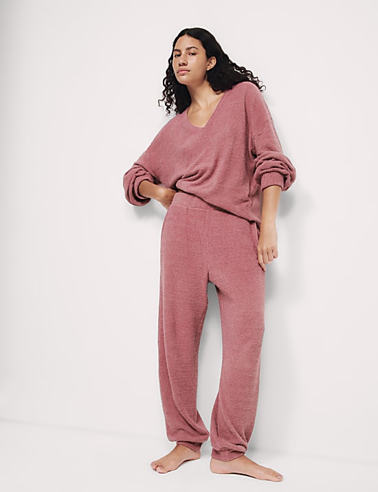 Feather Knit Lounge Sweatshirt