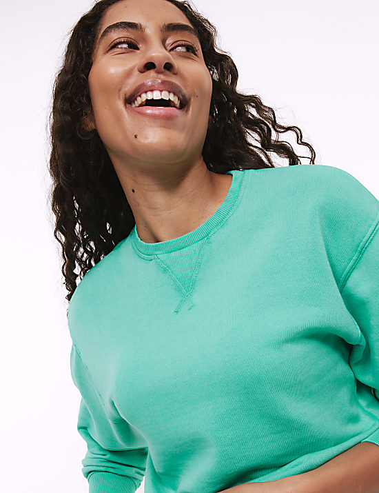 Pure Cotton Lounge Sweatshirt