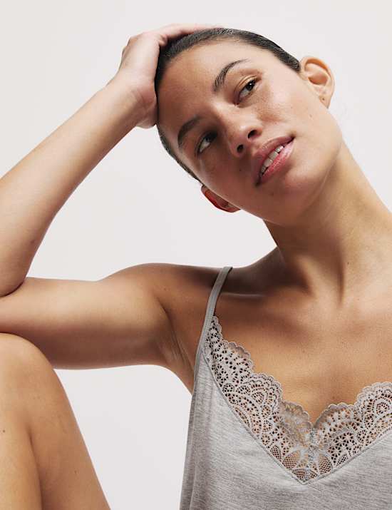 Lace Detail Cami Pyjama Top